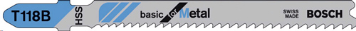 Bild von Bosch Stichsägeblatt 5Stk. T 118 B