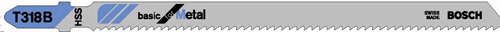 Bild von Bosch Stichsägeblatt 5Stk. T 318 B