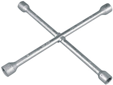 Bild von Rad-Kreuzschlüssel 17x19x13/16\"x22 mm Bahco 29-B