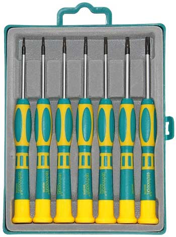 Bild von Technocraft Feinm.-Schraubend.-Satz Torx 7-teilig