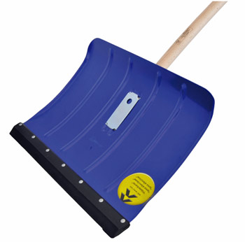 Bild von Schneeschieber Alu blau mit Flüsterkante