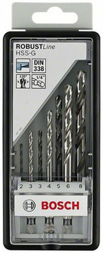 Bild von Bosch Metallbohrer-Set HSS-G 1/4-Sechskantschaft