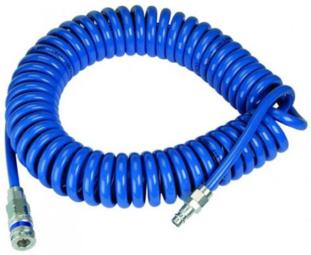 Bild von Alduro Druckluft-Spiralschlauch 15m 6.5x10mm DS-15