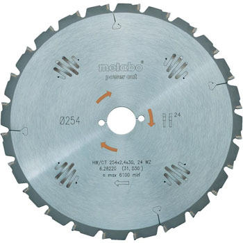Bild von Metabo Kreissägenblatt HM 254x30x2.4mm Z 60