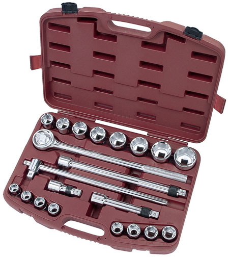 Bild von Kraftwerk Steckschlüssel-Satz 3/4\" 21-teilig
