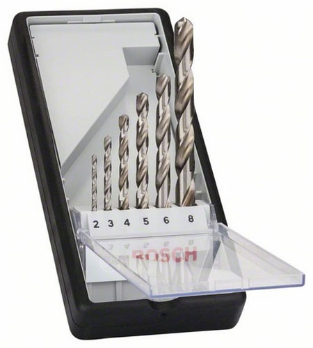 Bild von Bosch Bohrer Set RobustL HSS-G 135Â°, 6tlg