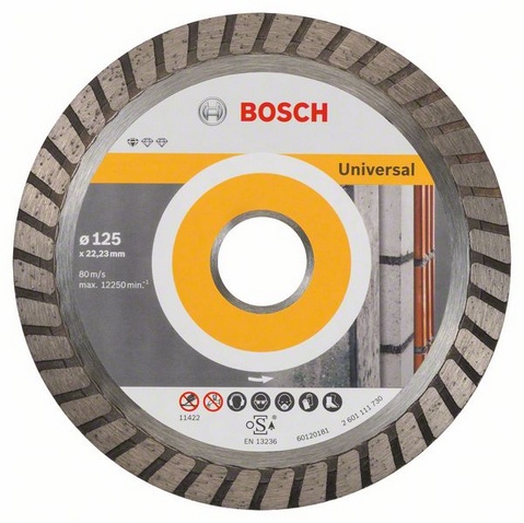 Bild von Bosch Diamant-Trennscheiben 125x22.2 Baumat Turbo