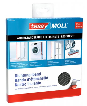 Bild von Tesa Dichtungsband Neopren 10m/12mm, 4mm