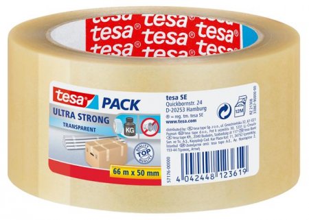 Bild von Packband Tesapack Ultra Strong 50 mm 66 m