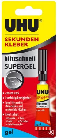 Bild von UHU Sekundenkleber Supergel 3 g
