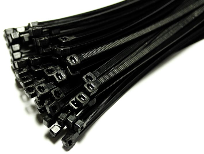 Bild von Sapi Kabelbinder schwarz 4.5x200mm 100Stück