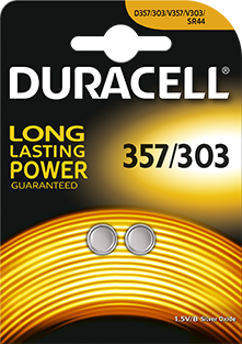 Bild von Duracell Batterie 357/303/SR44/V76PX/V13GS 1.5V B2