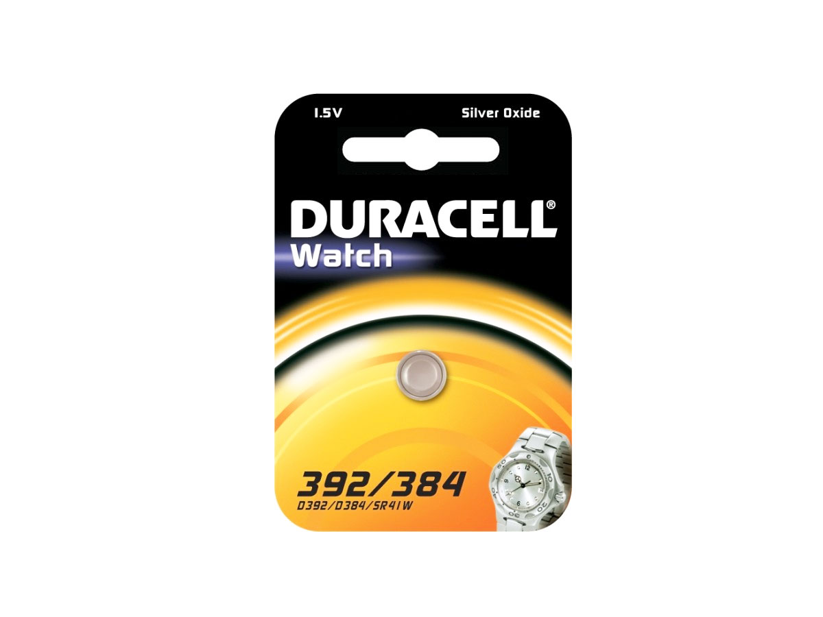 Bild von Duracell Batterie 1.5V B1 392/384/SR41/AG3