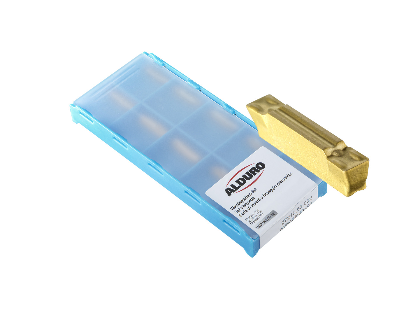 Bild von Alduro HM-TIN-Wendeschneidplatten Typ MGHR
