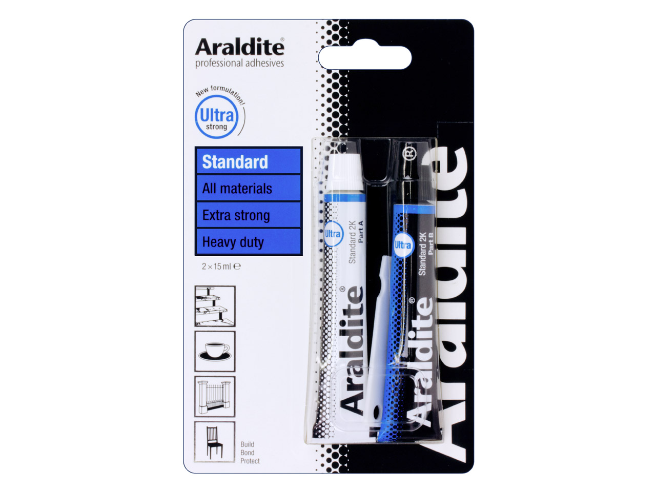 Bild von Araldite 2K-Klebstoff Standard 2x15 ml