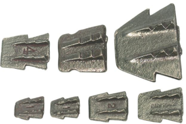 Bild von Stahlkeile 7 Stück