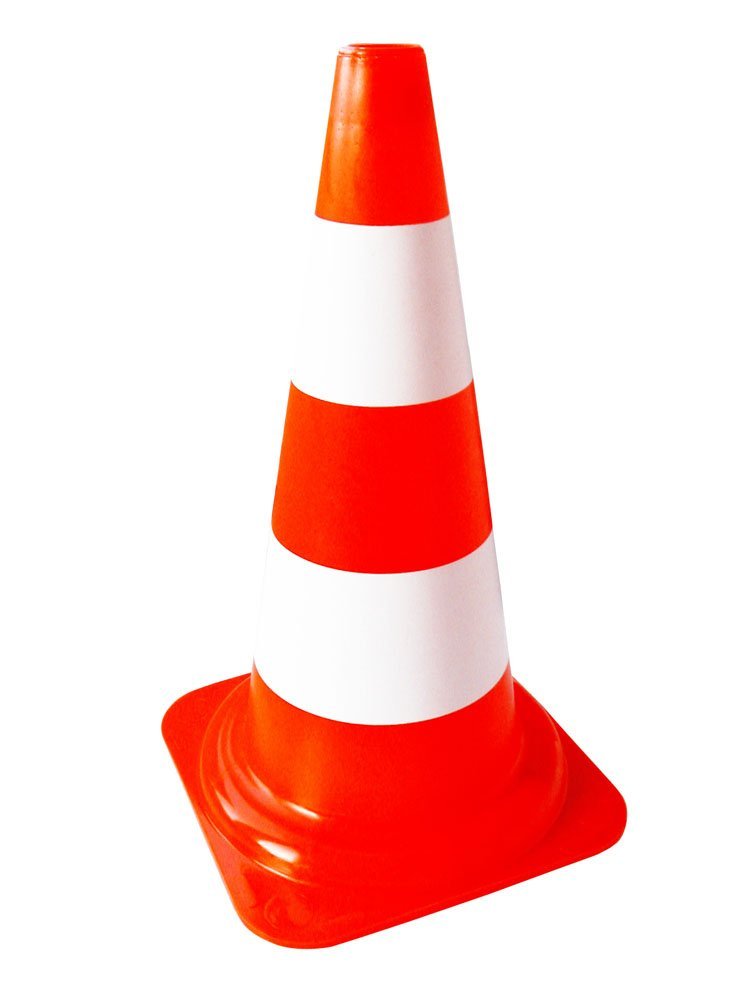 Bild von Verkehrskegel \"Import\" 29x29x53 cm