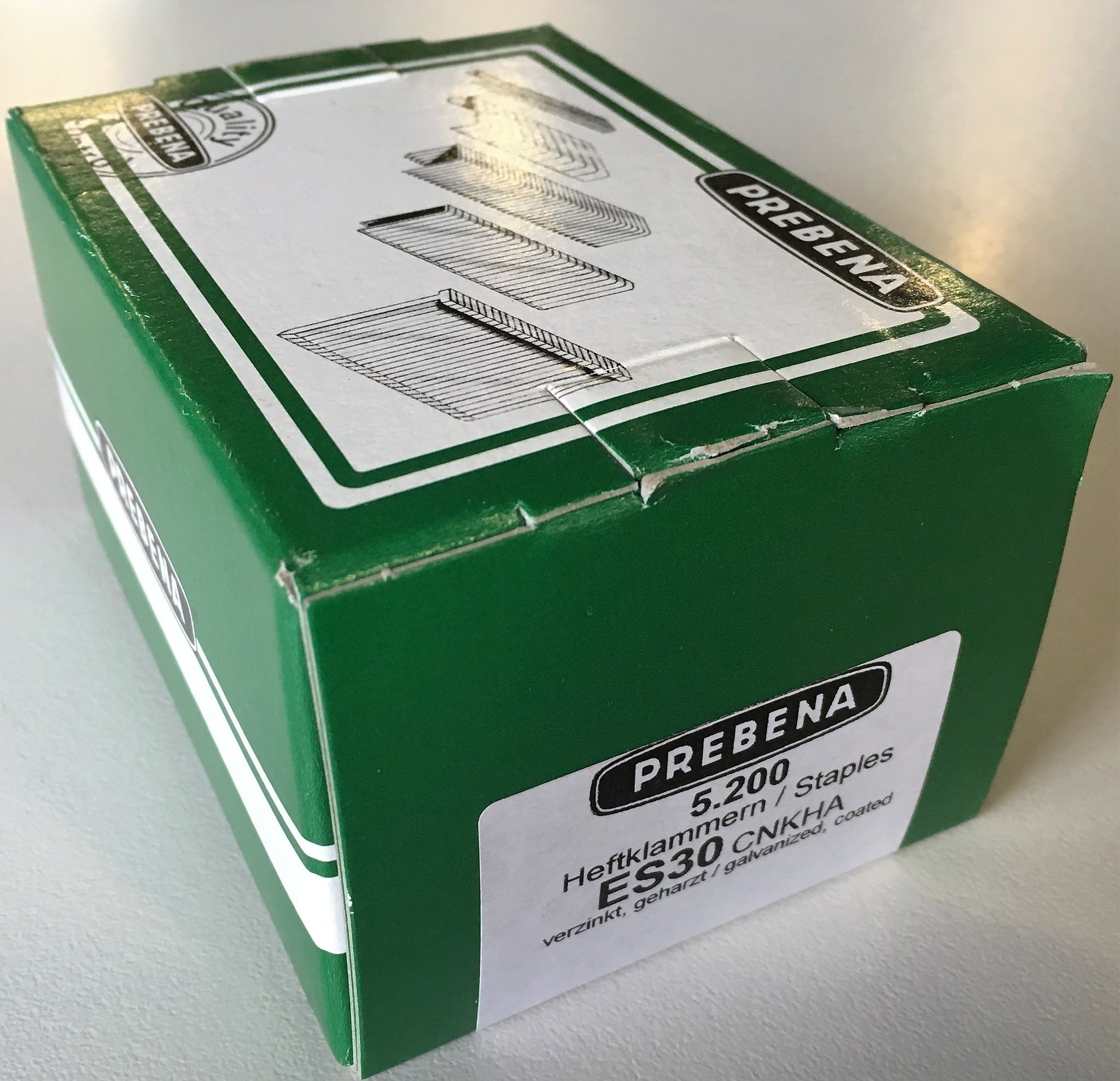 Bild von Prebena Klammern verz. geharzt 30mm 5200 Stk.