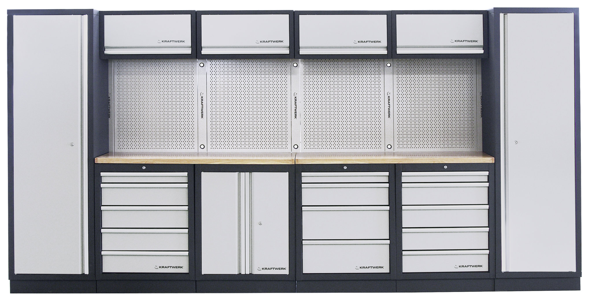 Bild von Kraftwerk 6-Element-Werkstatt-Schrankwand Mobilio