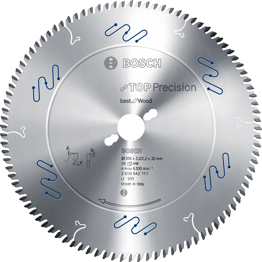 Bild von Bosch Kreissägeblatt Top Precision 165x20x1.8 48WZ