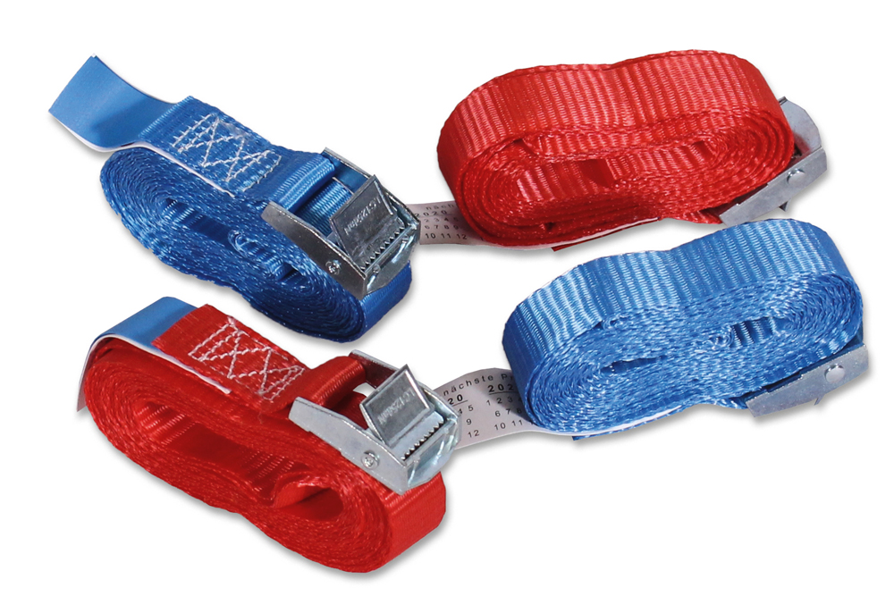 Bild von Spanset Klemmschlossgurten 4er-Set 3m/25mm