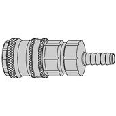 Bild von CEJN Druckluft-Sicherheitskupplung m. Nippel 10mm