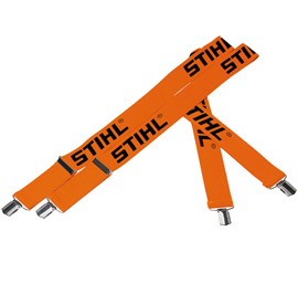 Bild von STIHL Hosenträger orange mit Klips