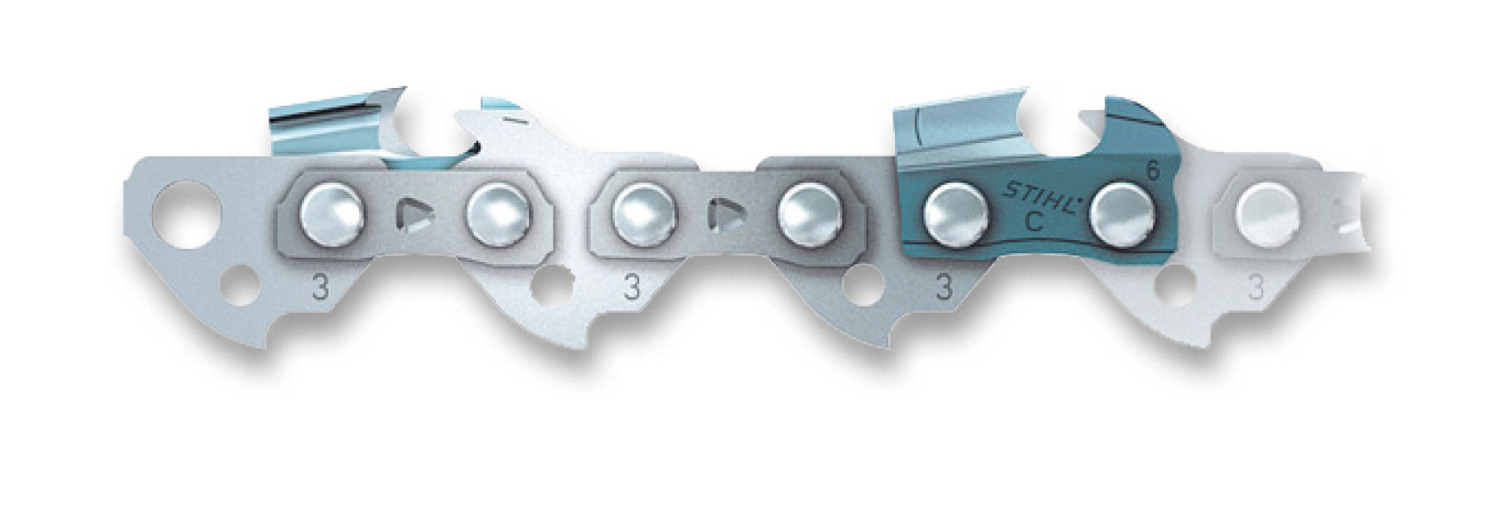 Bild von STIHL Sägekette Picco Super 3  3/8\" 1.3mm 55Tg