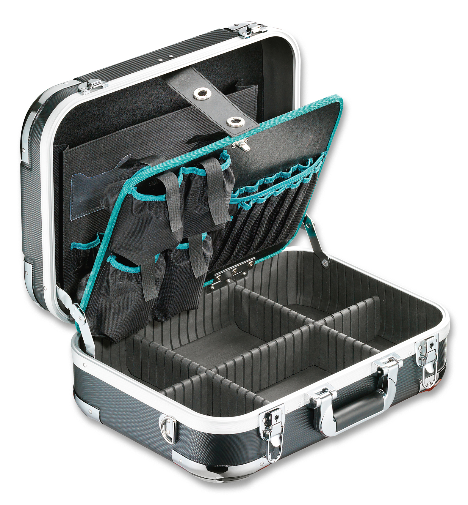 Bild von Technocraft Werkzeugkoffer ABS Pro Chrome leer