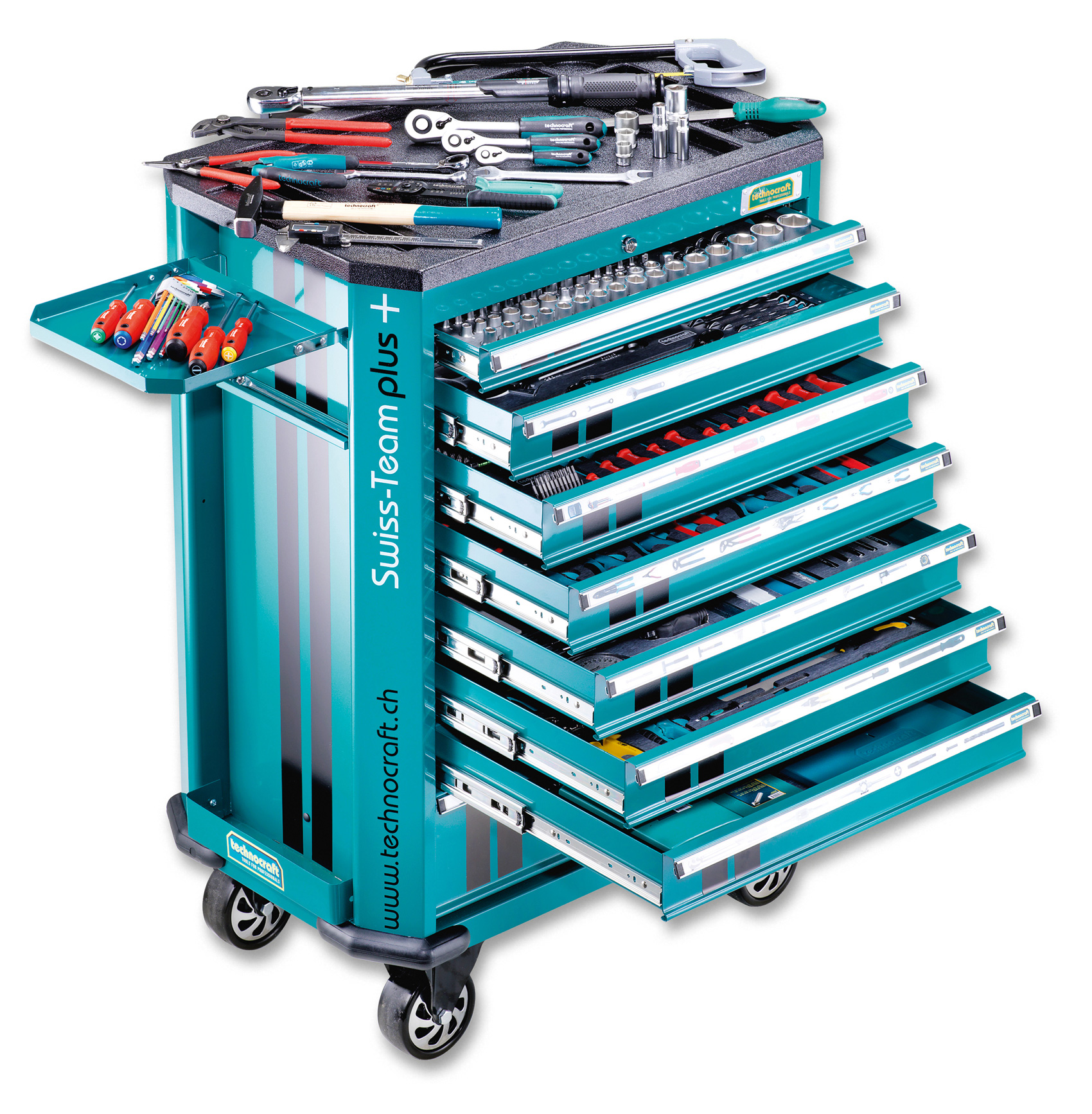 Bild von Technocraft Werkstattwagen Swiss Team Plus+ 743-t