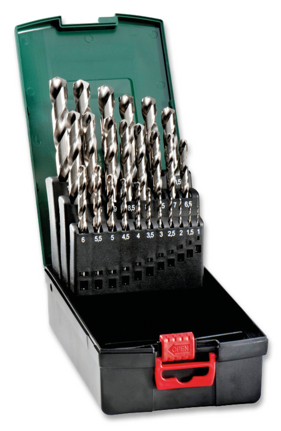 Bild von Metabo Metallbohrer HSS-G 1-13mm 25tlg.