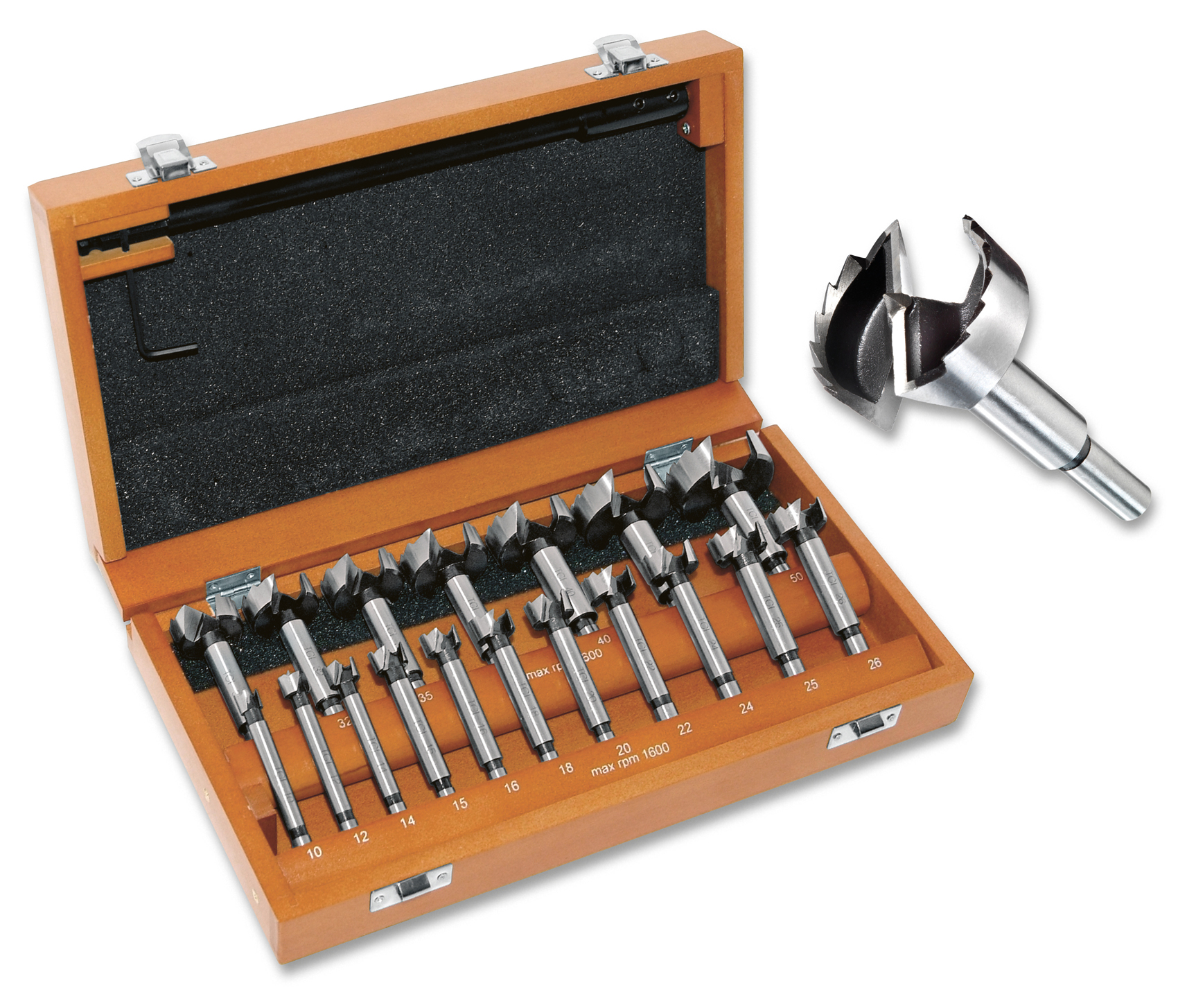 Bild von Technocraft Astlochbohrer-Satz 20-teilig