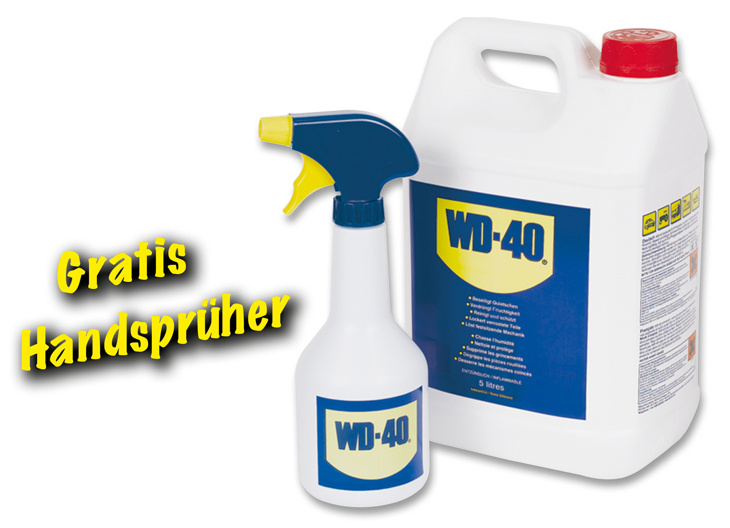Bild von WD-40 Nachfüllkanister 5 Liter mit Zerstäuber