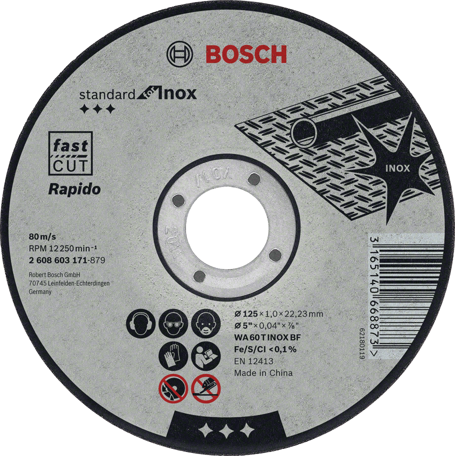 Bild von Bosch Trennscheibe Inox gerade 125mm