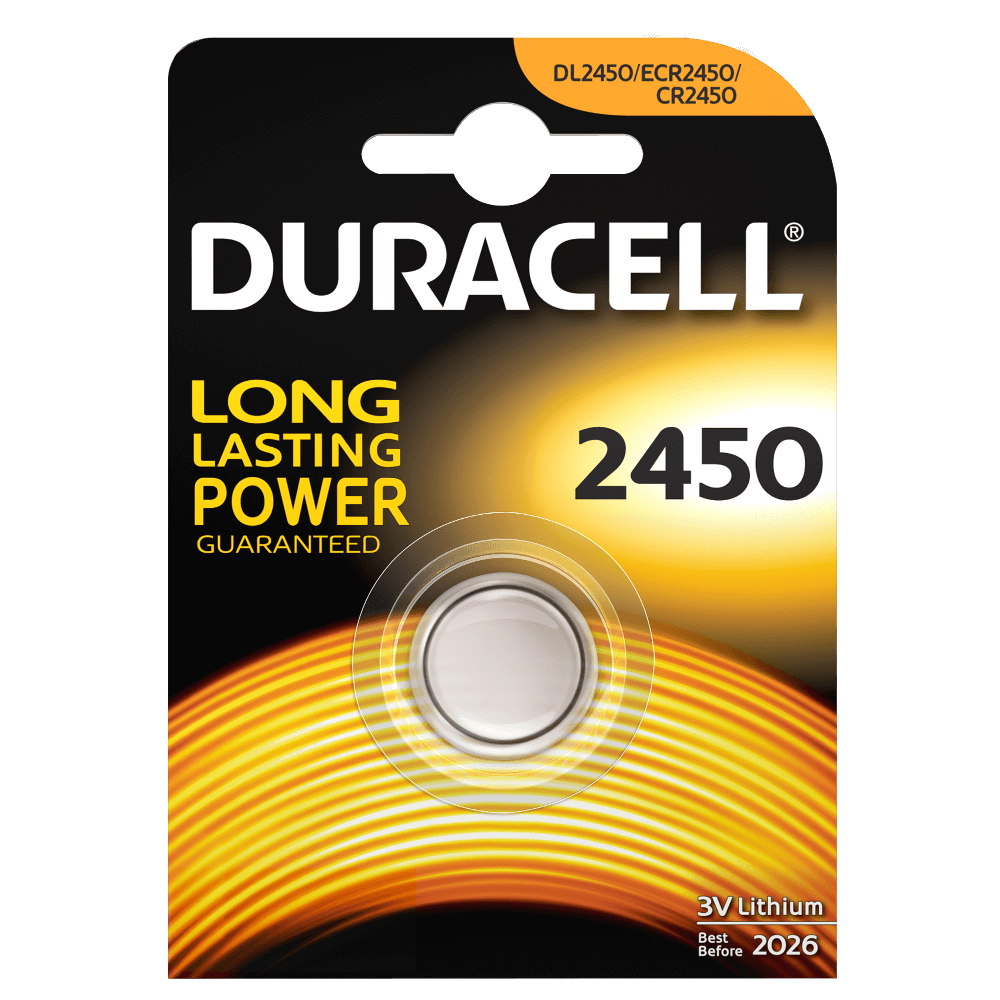 Bild von Duracell Knopfbatterie 2450 3V Lithium/CR2450