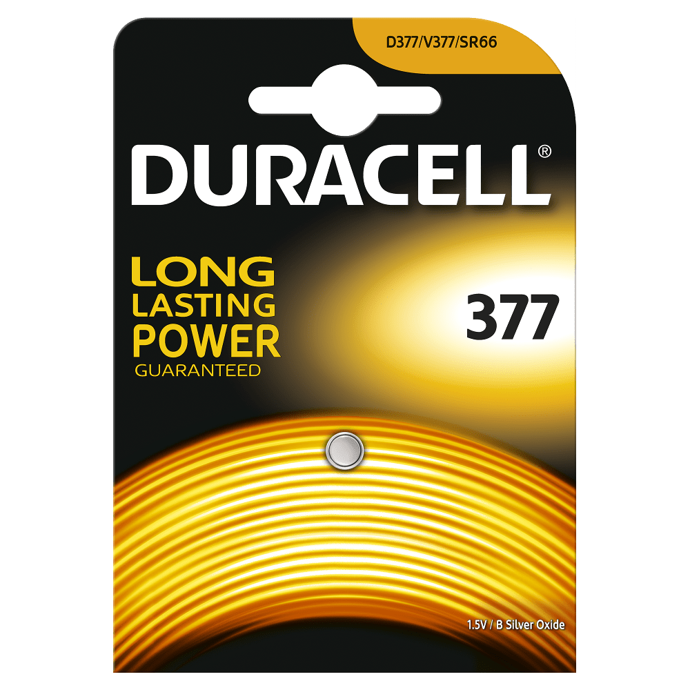 Bild von Duracell Batterie 377/376/SR66/SR626 1.5V