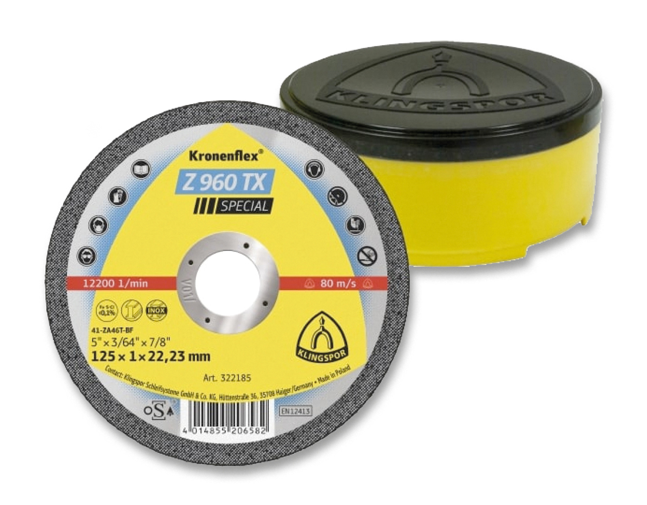 Bild von Zirkon Trennscheibe 125mm Z 960TX 25Stk.