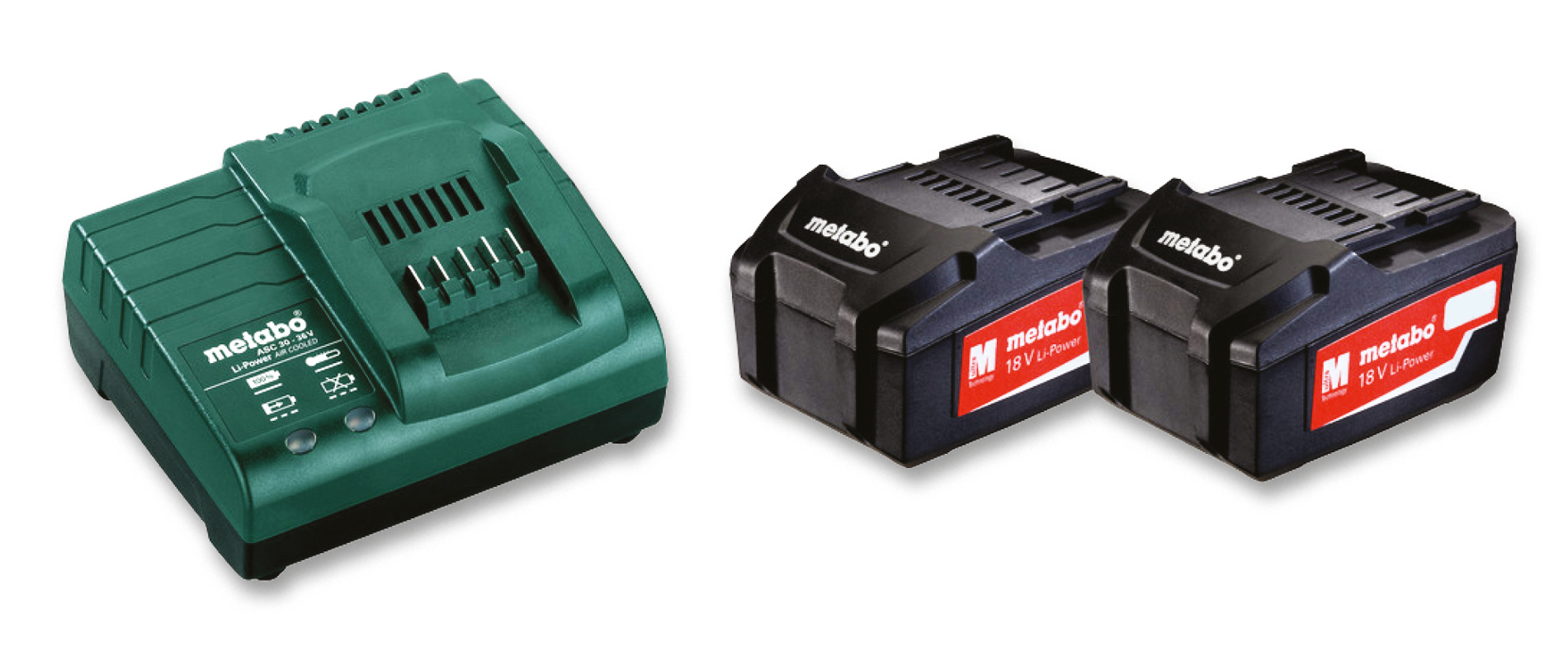 Bild von Metabo Basis-Set CAS 2x 4.0Ah inkl. Ladegerät