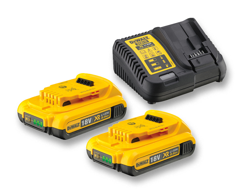 Bild von DeWalt Basis-Set Akku Plus 18V/2Ah