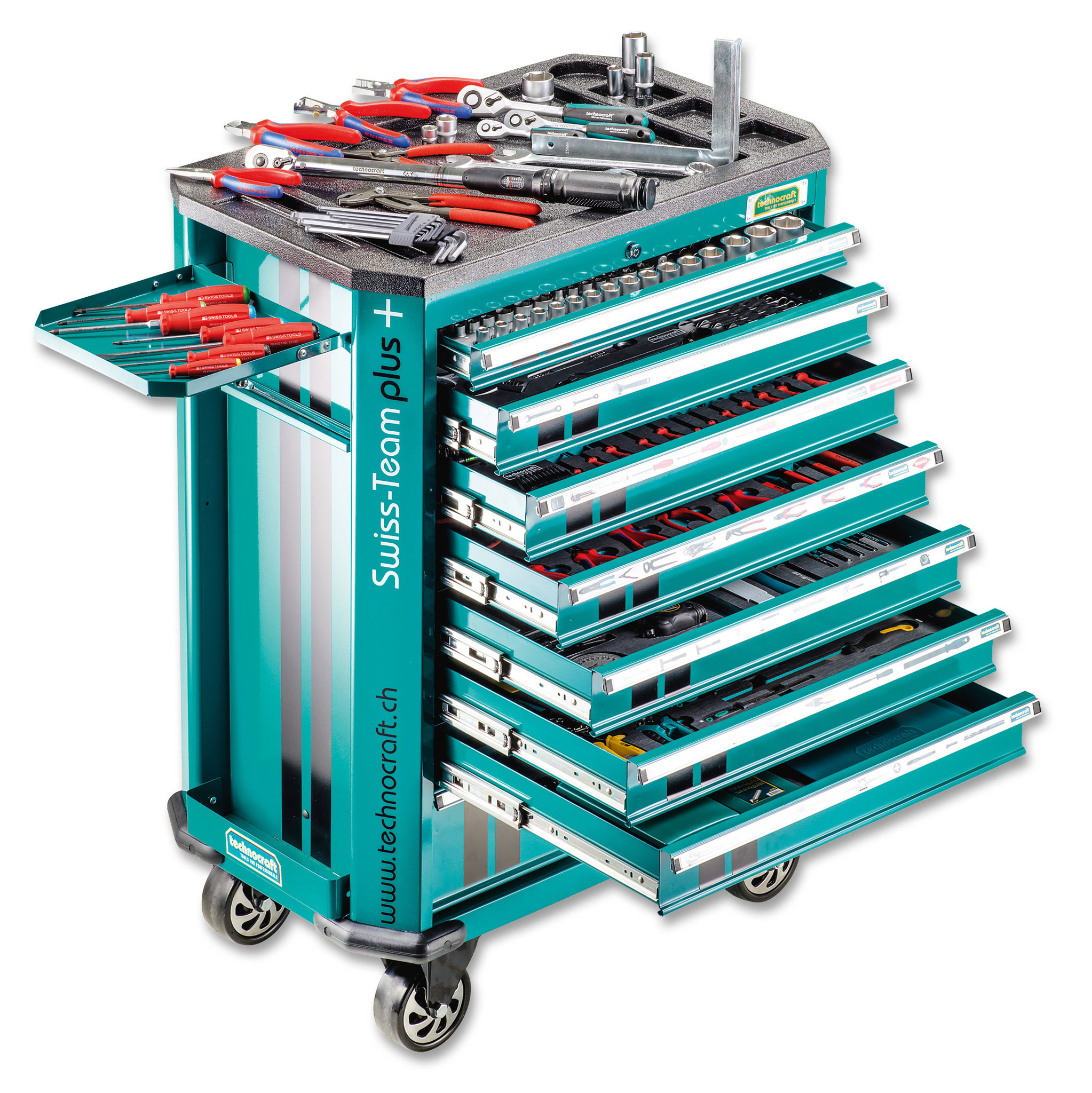 Bild von Technocraft Werkstattwagen Swiss Team Pro 743-tlg