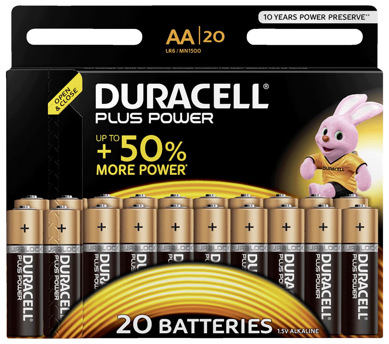Bild von Duracell Batterien AA Multipack 20 Stk.