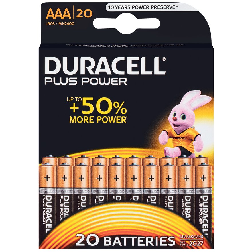 Bild von Duracell Batterien AAA Multipack 20 Stk.