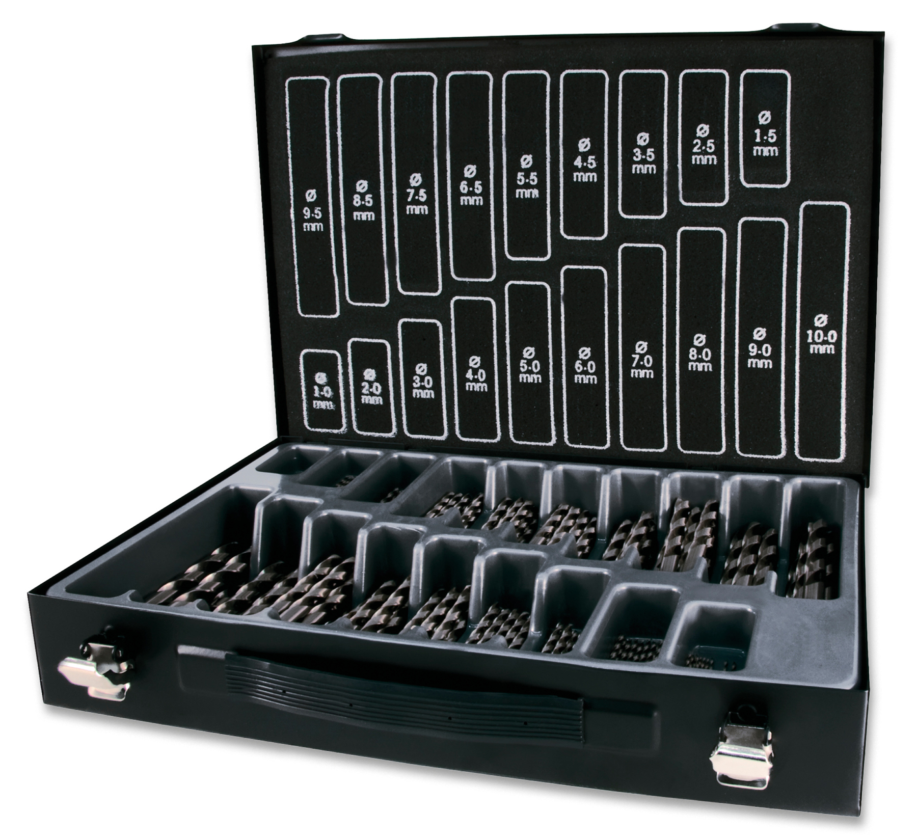 Bild von Terrax Spiralbohrer-Magazin HSS-G 170tlg.