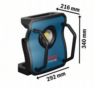 Bild von Bosch Akku-Baustellenlampe GLI 18V-10000 C