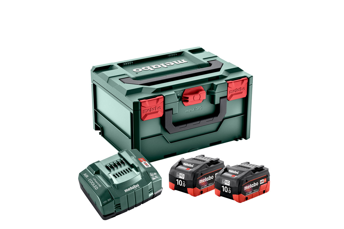 Bild von Metabo Basis-Set 18V 2x10Ah LiHD