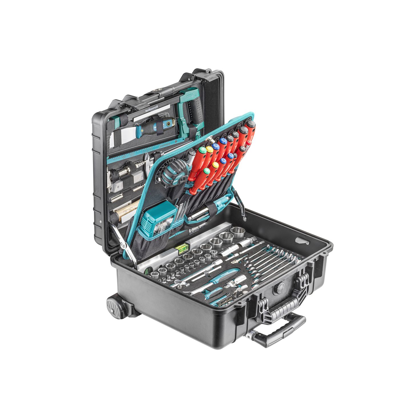 Bild von Technocraft PP-Werkzeugkoffer Pro Trolley IP65