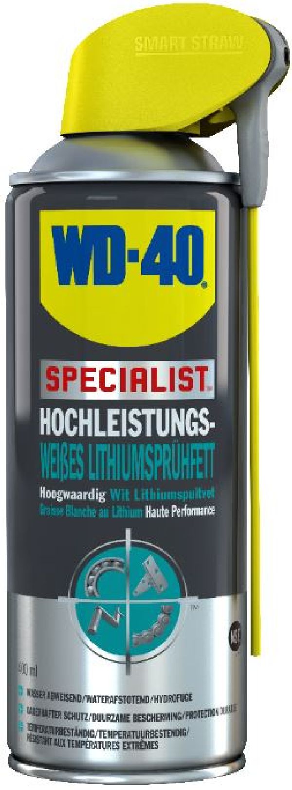 Bild von WD-40 Weisses Lithiumsprühfett 400ml