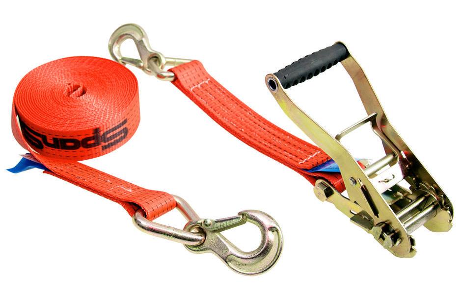 Bild von Spanset Ratschen Zurrgurt orange 5t / 8m