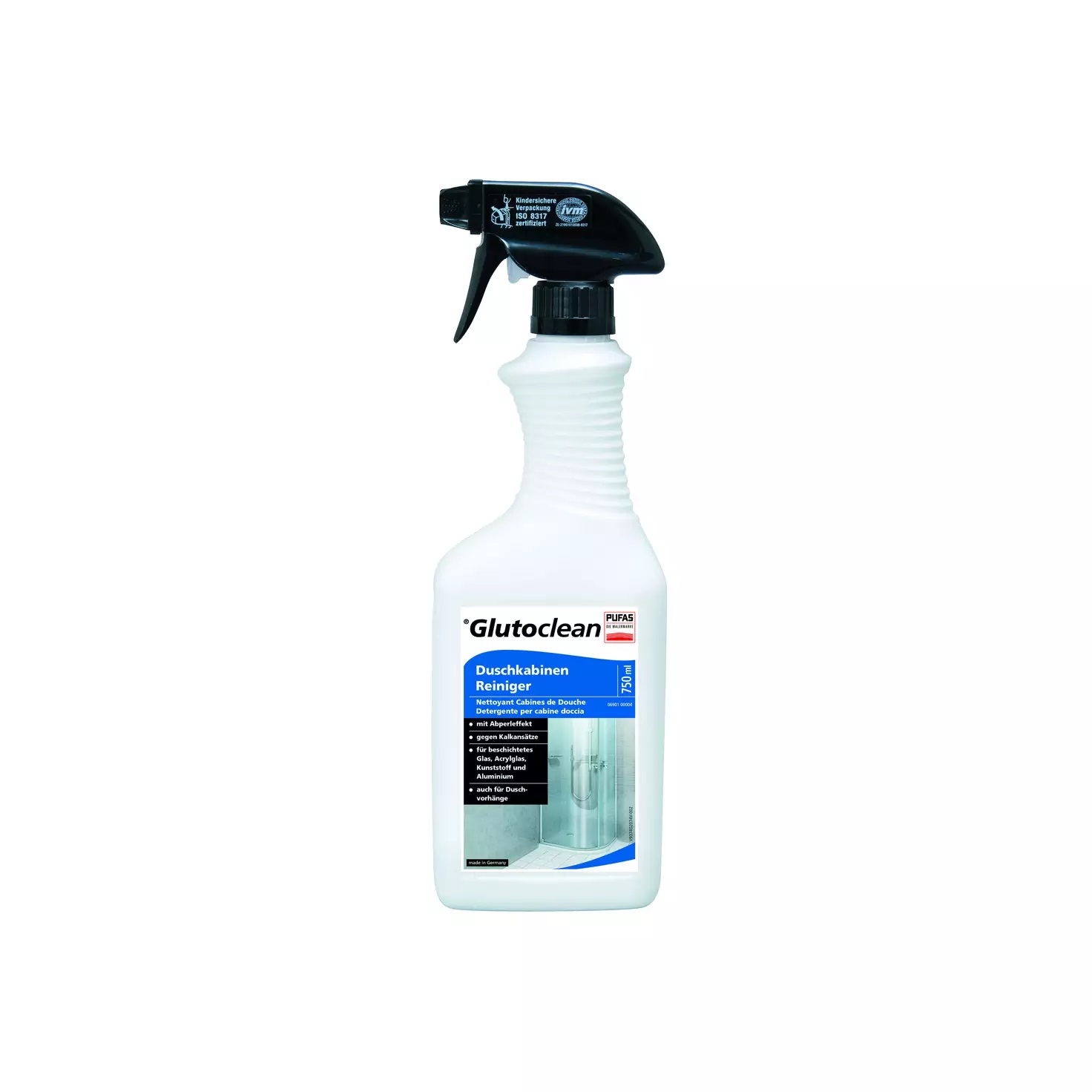 Bild von Glutoclean Duschkabinen Reiniger, 750ml