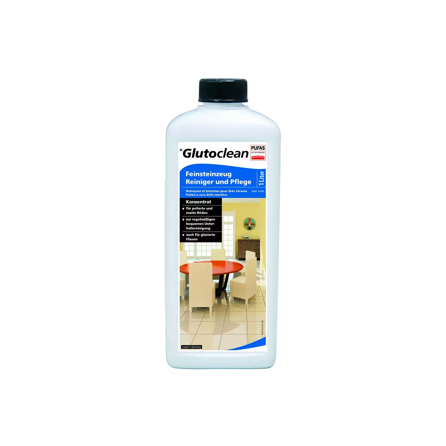 Bild von Glutoclean Feinsteinzeug Reiniger, 1 l